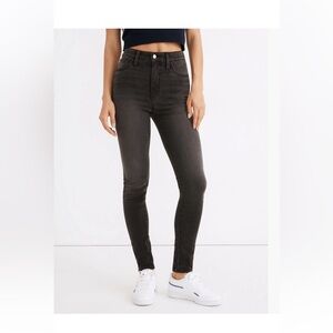 Madewell High Rise Black Jeans